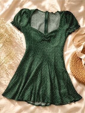 la hearts green dress | Dresses | Floral La Hearts Mini COLOUR GROUP:Black